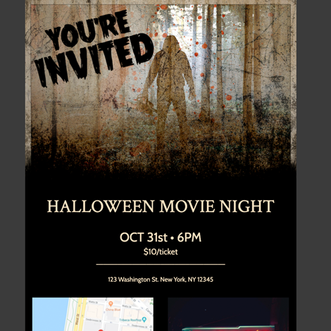 Halloween Movie Night